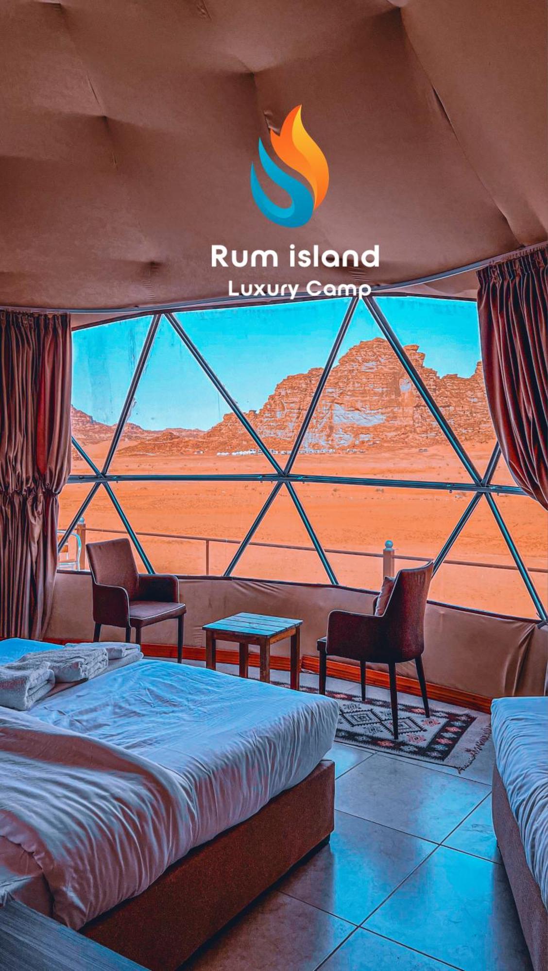 Rum Island Luxury Camp & Bubbles Hotel 瓦迪拉姆 外观 照片