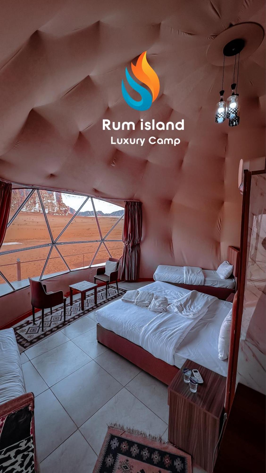 Rum Island Luxury Camp & Bubbles Hotel 瓦迪拉姆 外观 照片