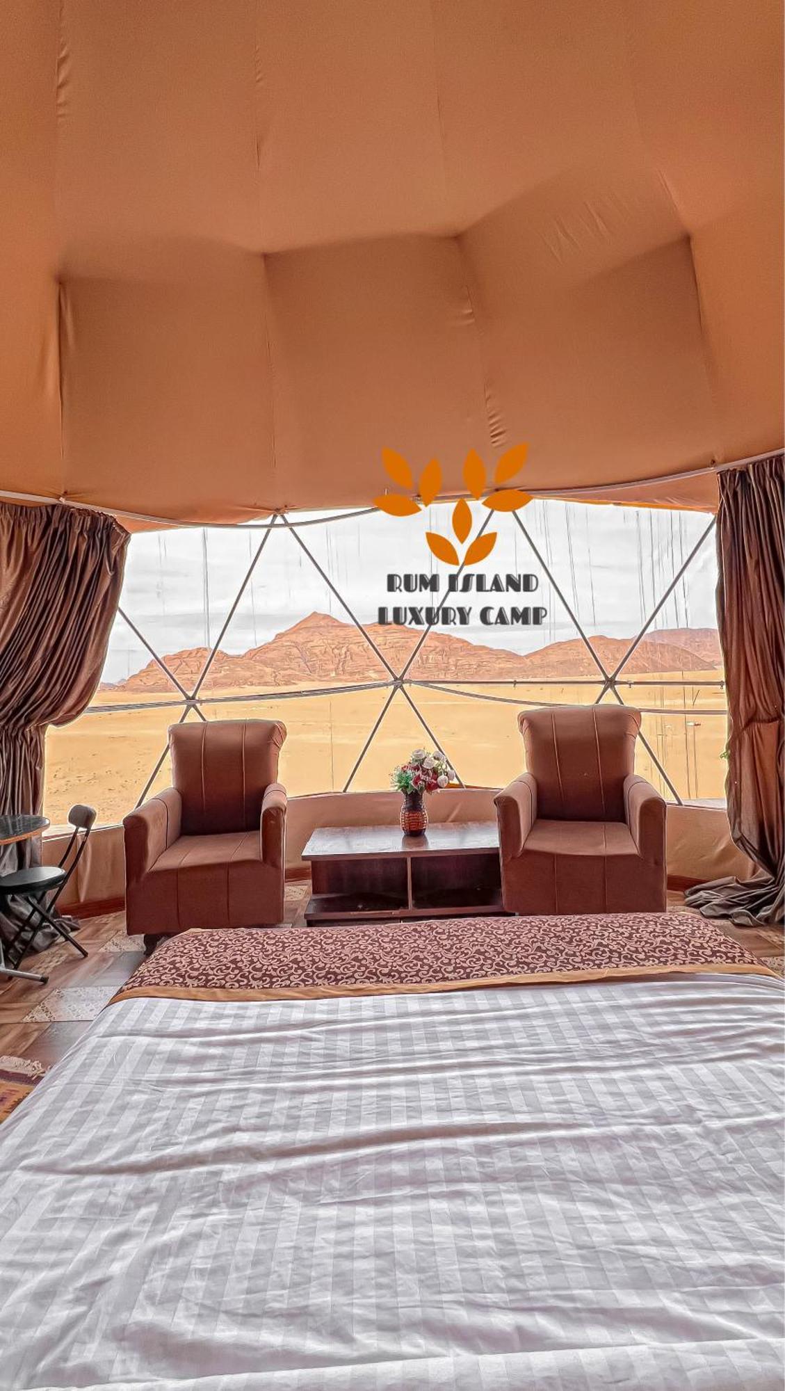 Rum Island Luxury Camp & Bubbles Hotel 瓦迪拉姆 外观 照片