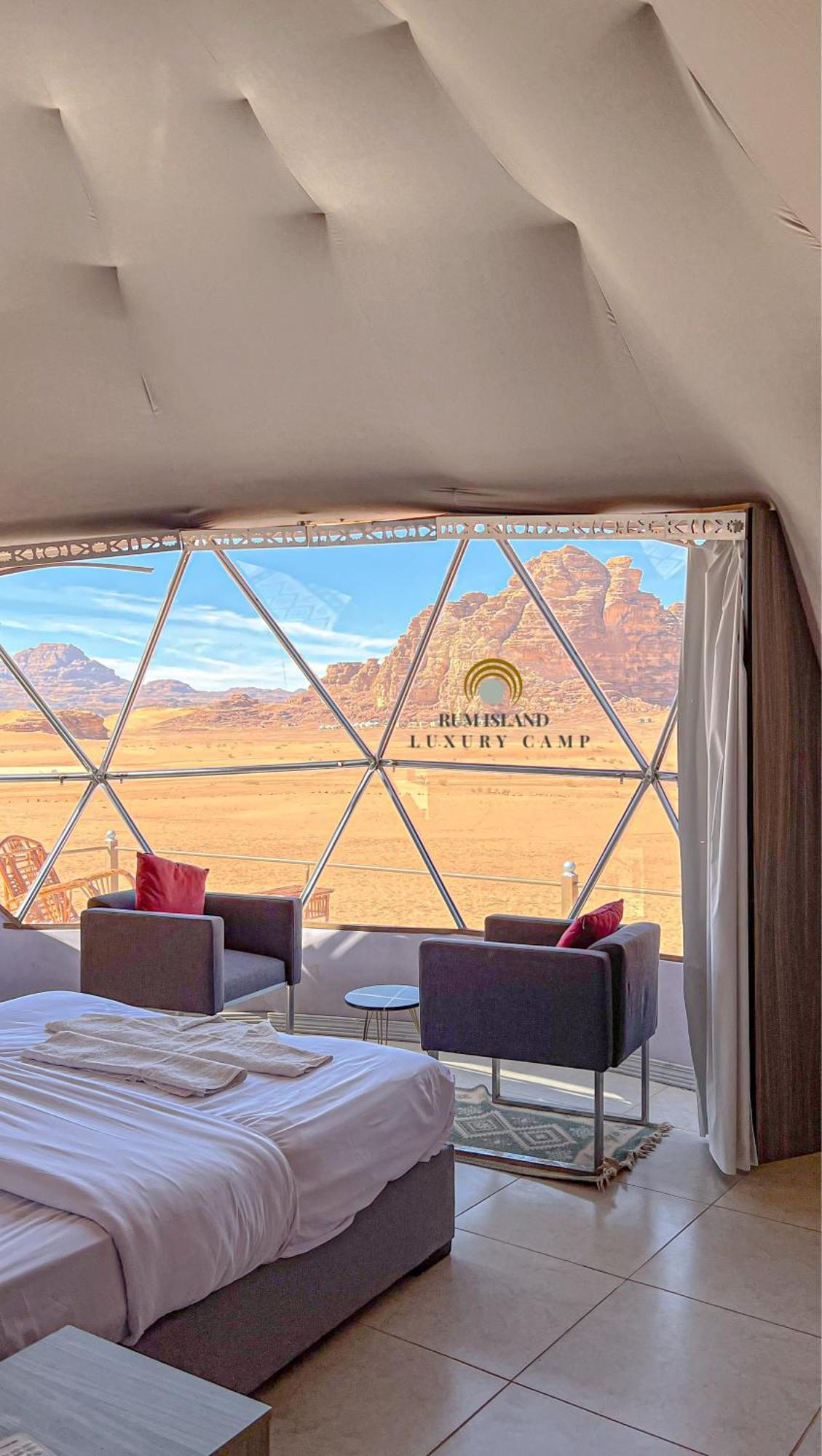 Rum Island Luxury Camp & Bubbles Hotel 瓦迪拉姆 外观 照片