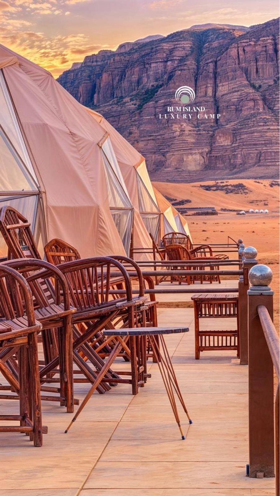 Rum Island Luxury Camp & Bubbles Hotel 瓦迪拉姆 外观 照片