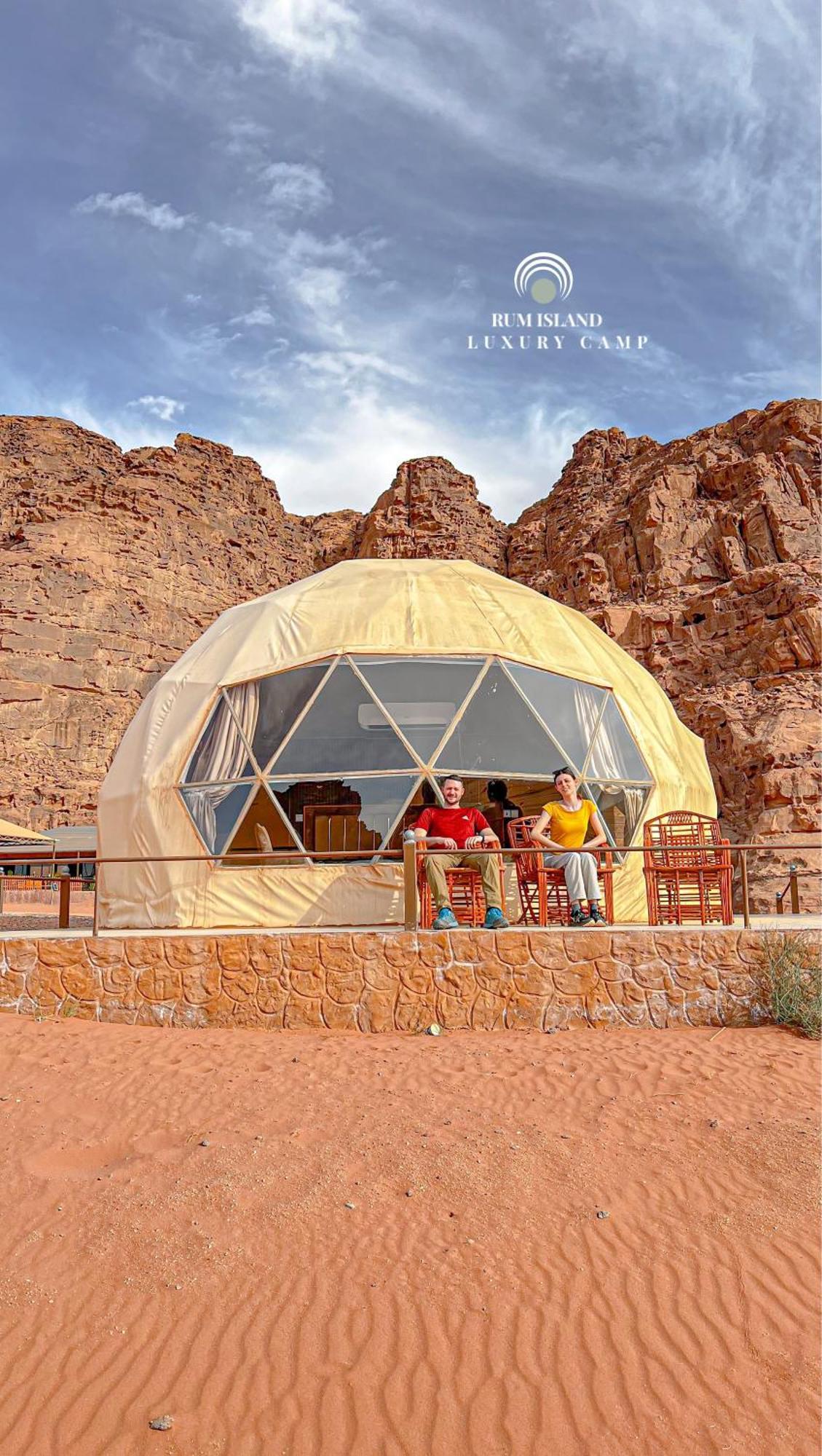 Rum Island Luxury Camp & Bubbles Hotel 瓦迪拉姆 外观 照片