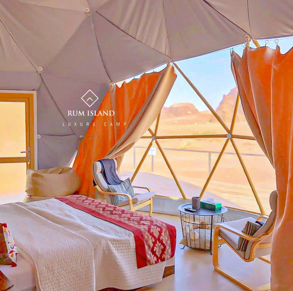 Rum Island Luxury Camp & Bubbles Hotel 瓦迪拉姆 外观 照片